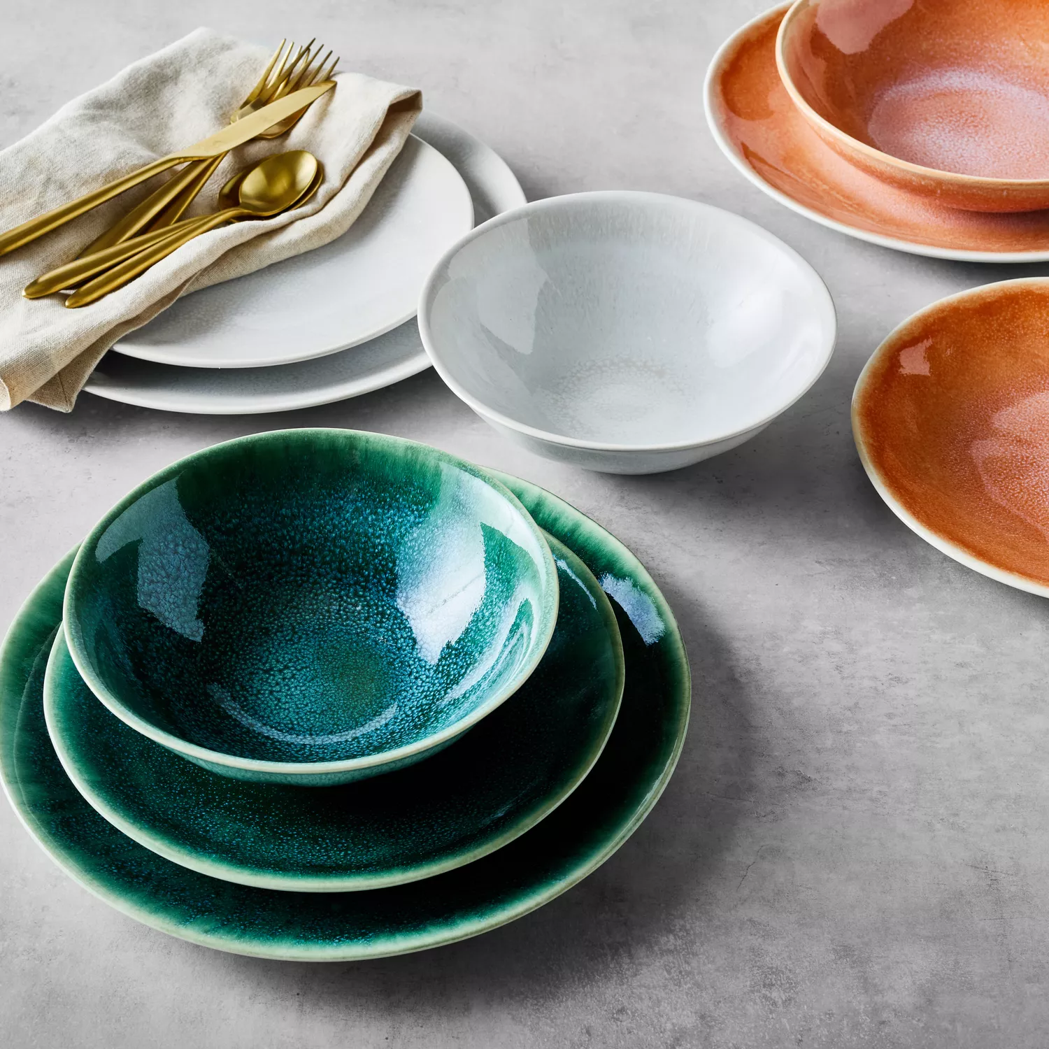 Emerald Cloud Dinnerware Set